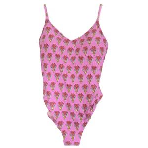 J. CREW Ballet One Piece SZ Blockprints Floral 6